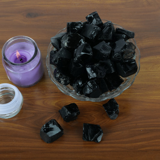 Black Obsidian Raw Stone