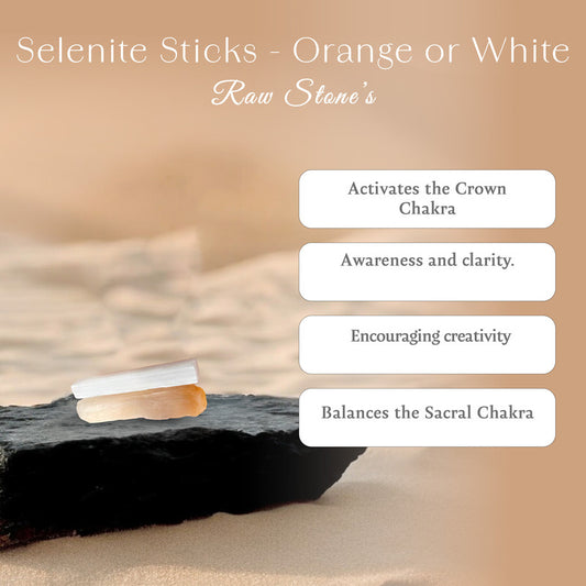 Selenite Stick Raw Stone