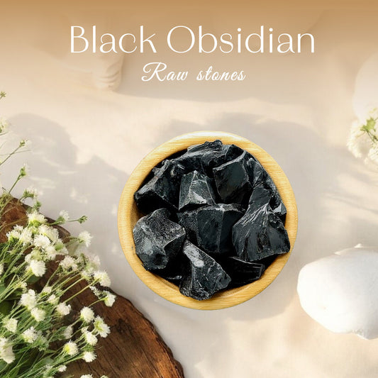 Black Obsidian Raw Stone