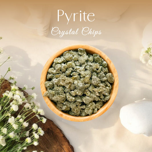 Pyrite Crystal Chips