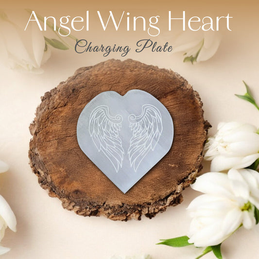 Angel Wing Heart Charging Plate