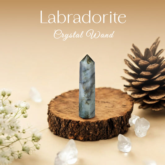 Labradorite Crystal Wand