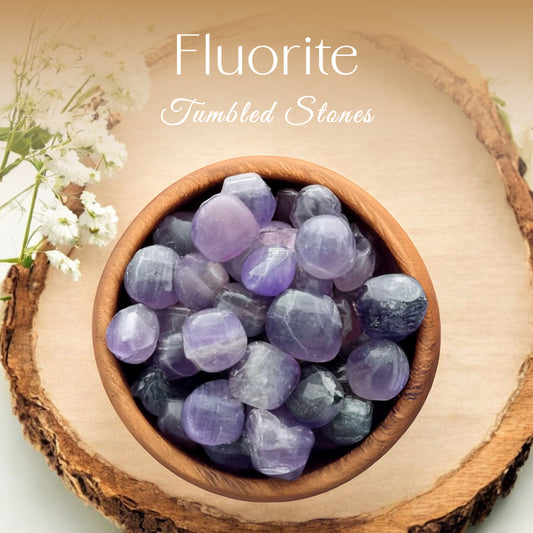 1lb Fluorite Tumbled Stone