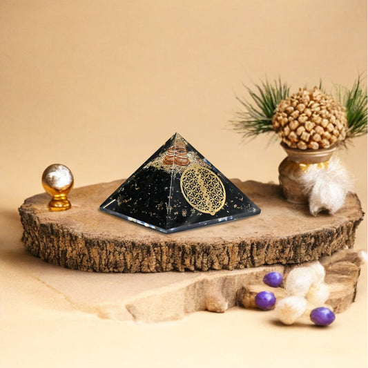 Shungite Orgone Crystal Pyramid For Spirituality