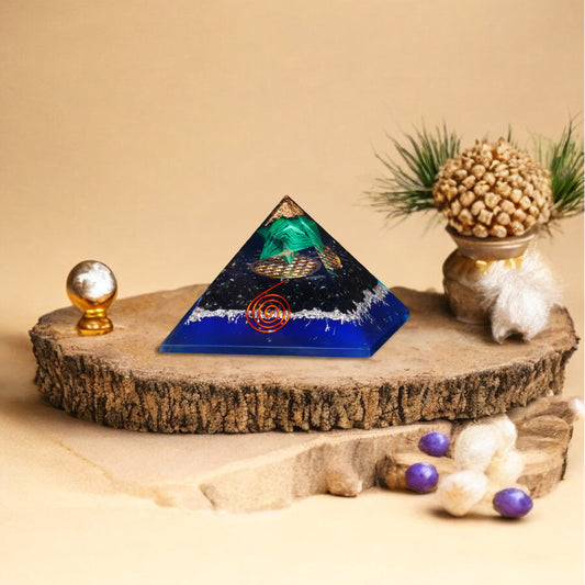 Black Tourmaline Healing Crystal Pyramid For Grounding