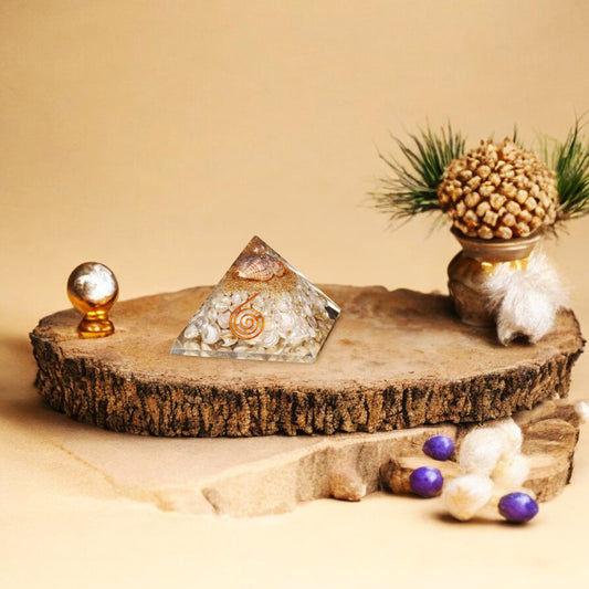 Gomti Chakra Orgone Pyramid for Growth
