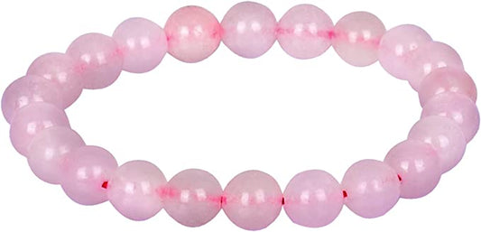 Rose Quartz Healing Crystal Unisex Bracelet for Love