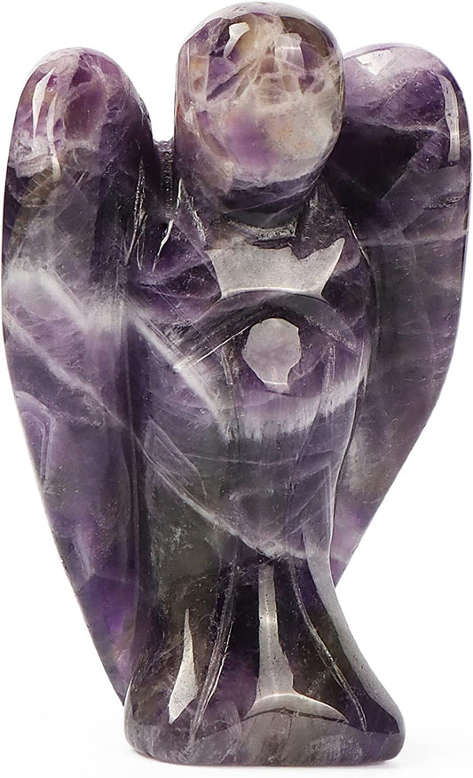 Amethyst Crystal Guardian Angel for Meditation & Healing