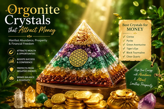 Orgonite Crystals that Attract Money