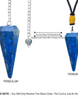 Lapis Lazuli Crystal Pendulum For Divination