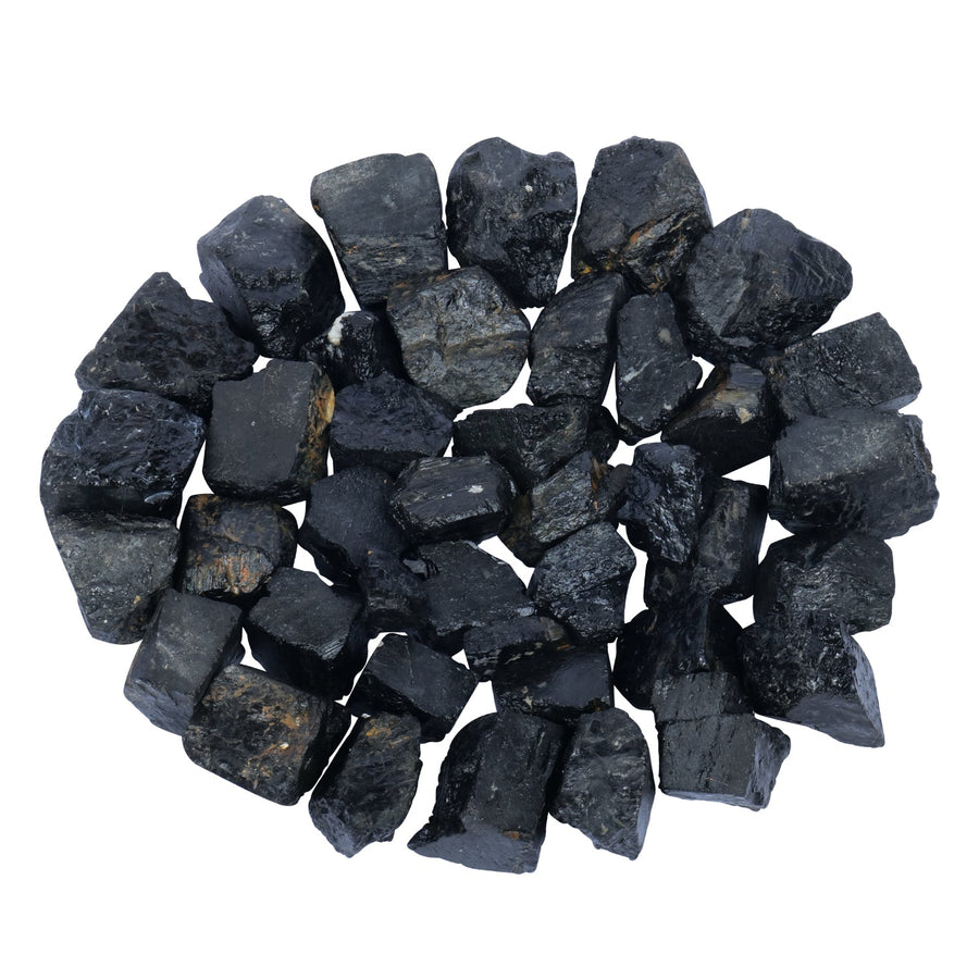 Black Tourmaline Raw Gemstone Rough Stones 1 lb