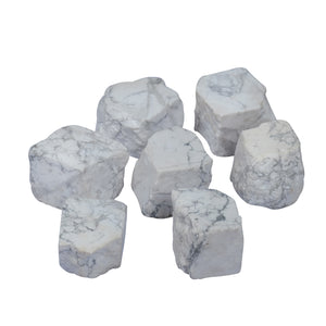 Howlite Natural Raw Rough Stone (1 lb Pack)