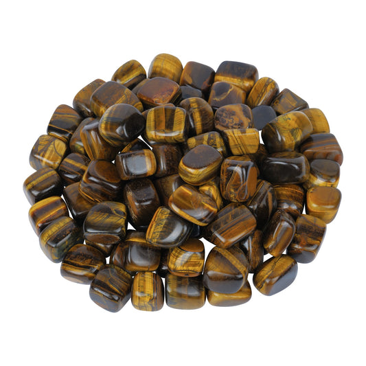 Tiger Eye Tumbled Stone (1lb Pack)