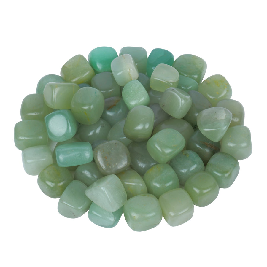 Green Jade Crystal Energy Bulk Tumbled 1 Lb