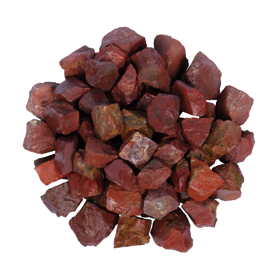 Red Jasper Unpolished Gemstones for Meditation 1/2 lb