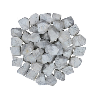 Howlite Natural Raw Rough Stone (1 lb Pack)