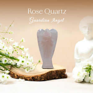 Rose Quartz Crystals Guardian Angel