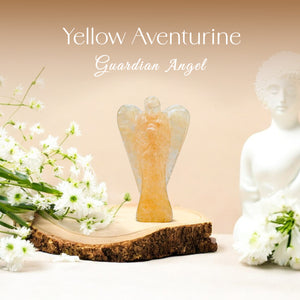 Yellow Aventurine Crystal Guardian Angel