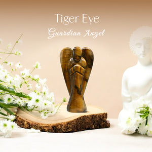 Tiger Eye Crystal Guardian Angel