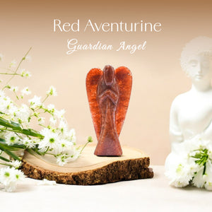 Red Aventurine Crystal Angel
