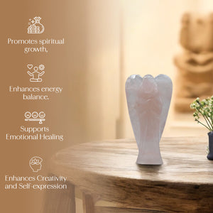 Rose Quartz Crystals Guardian Angel