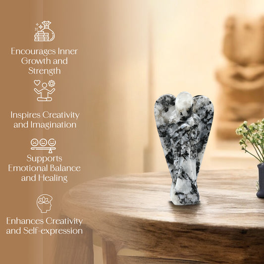 Rainbow Moonstone Guardian Angel