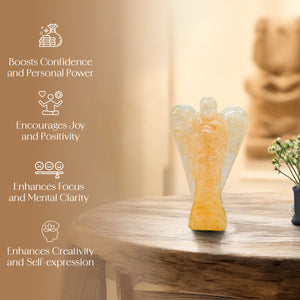 Yellow Aventurine Crystal Guardian Angel