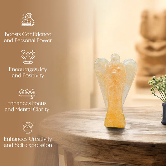 Yellow Aventurine Crystal Guardian Angel
