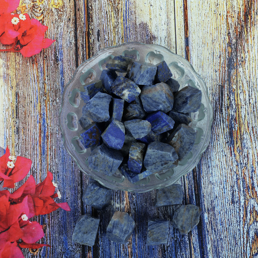 Sodalite Rough Stones for Jewelry Making 1/2 lb