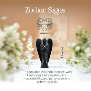 Shungite Crystal Guardian Angel