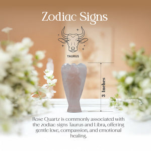 Rose Quartz Crystals Guardian Angel
