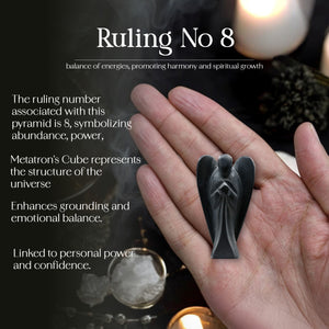 Shungite Crystal Guardian Angel