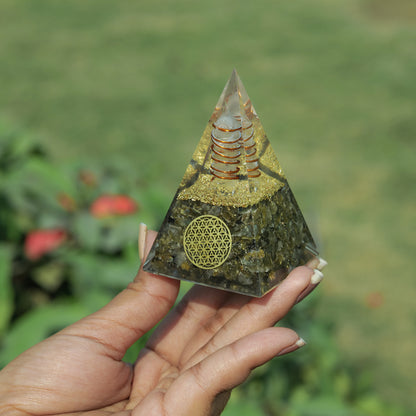 Labradorite Orgonite Pyramid