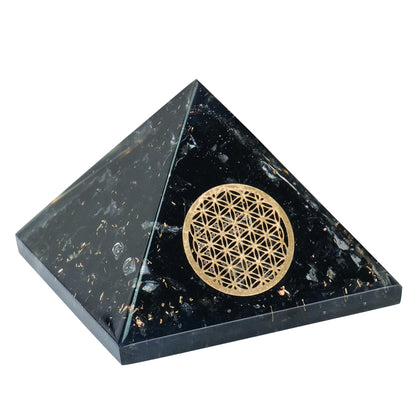 Black Tourmaline Orgone Pyramid