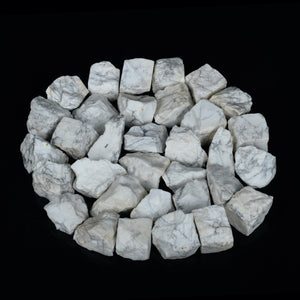 Howlite Natural Raw Rough Stone (1 lb Pack)