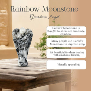 Rainbow Moonstone Guardian Angel