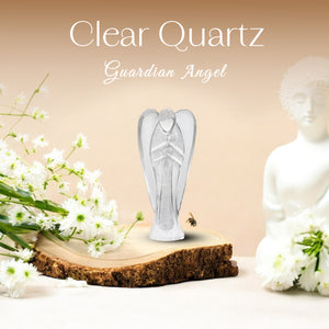 Clear Quartz Guardian Angel