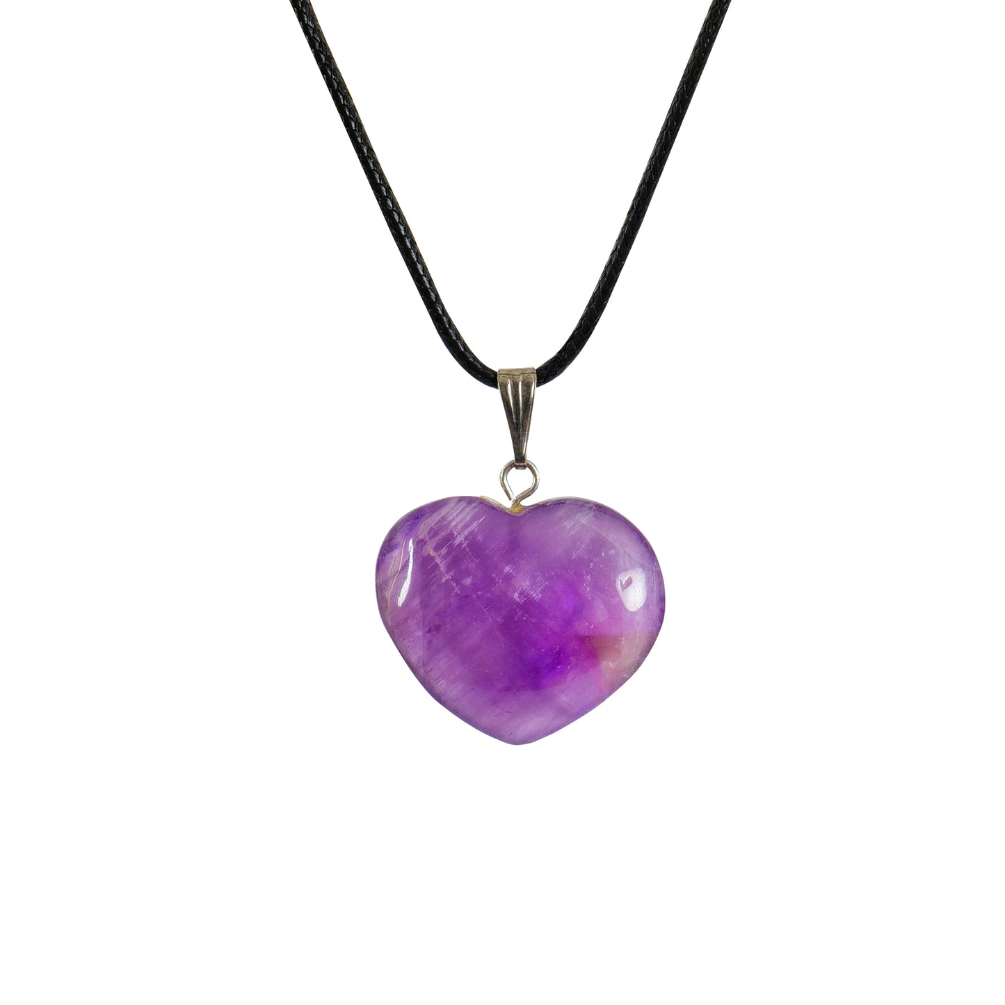 Amethyst Crystal Necklace Crystals Tree of Life Tumble Heart Pendant Necklaces