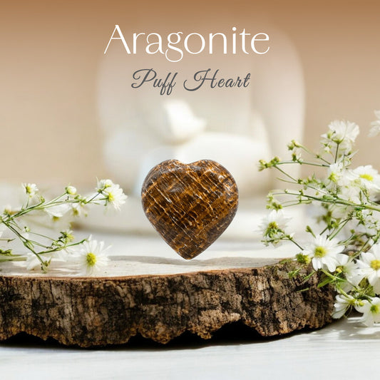 Aragonite Puff Heart