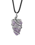Raw Iolite Visionary Stone - Navigator's Necklace