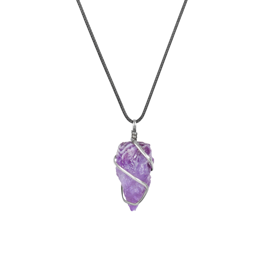 Amethyst Serenity Necklace - Soothing Crystal Charm