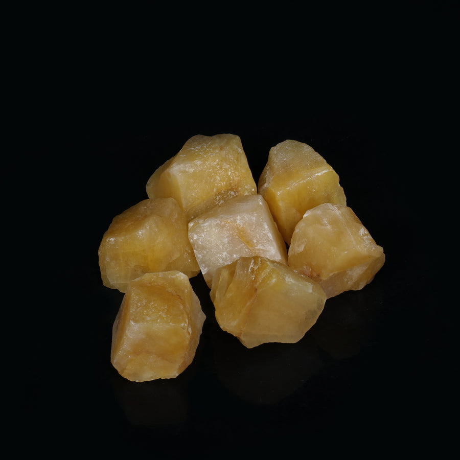 Yellow Aventurine Rough Crystal Stone 1/2 lb