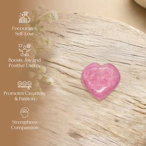 Thulite Puff Heart