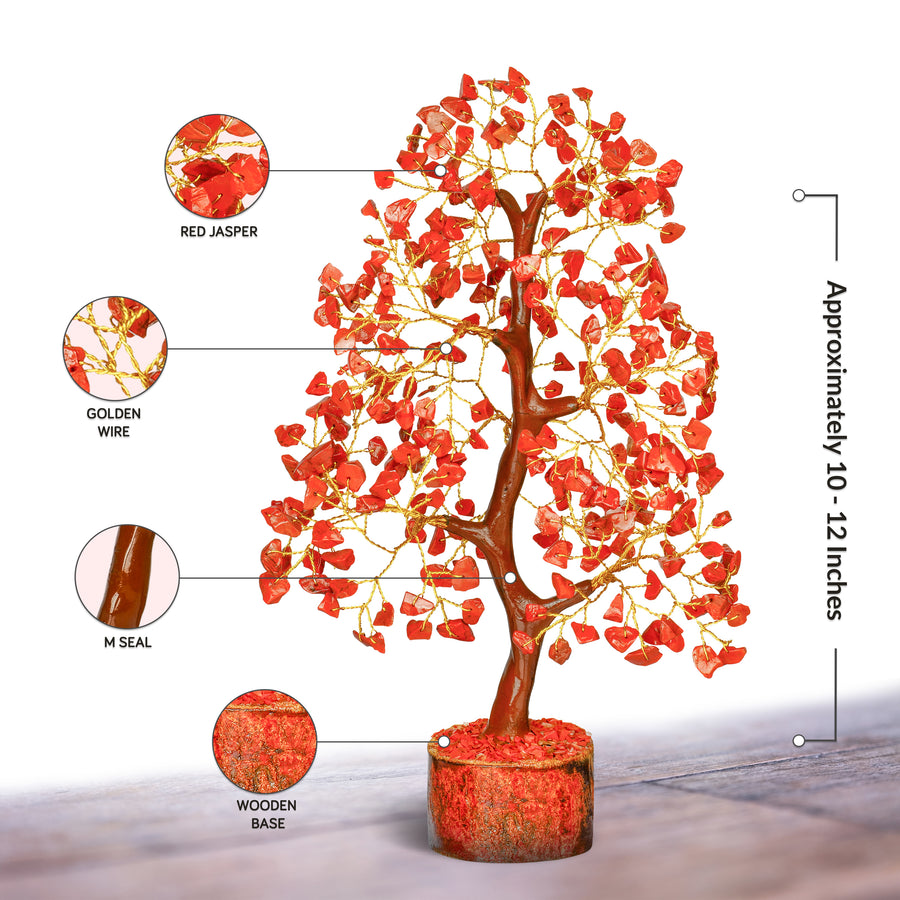 Red Jasper Root Chakra Tree, Promotes Courage and Confidence