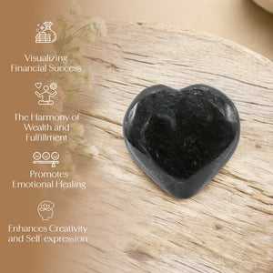 Nuummite Puff Heart