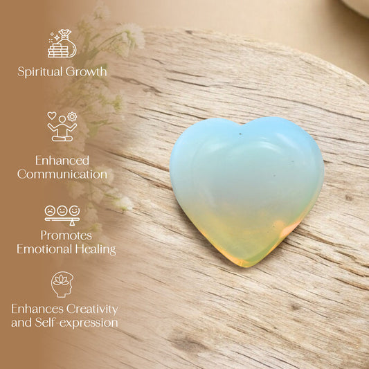 Opalite Puff Heart