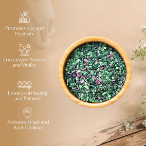 Ruby Zoisite Crystal Chips