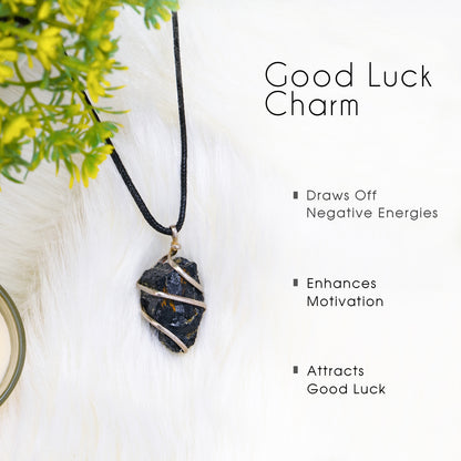 Black Tourmaline Protective Amulet