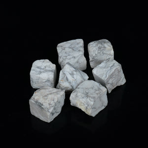 Howlite Natural Raw Rough Stone (1 lb Pack)