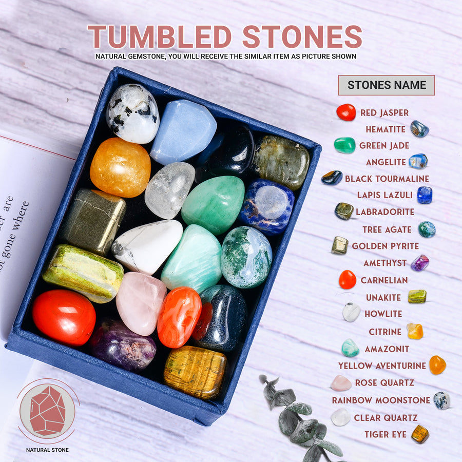 Mixed Healing Crystal Tumbled Stones Kit